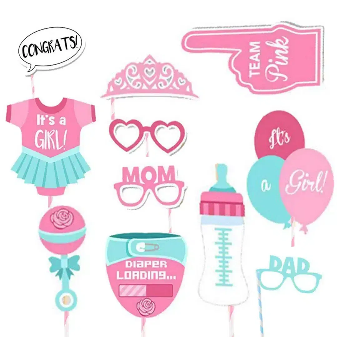 “It’s A Girl” Props on Sticks – Announce Her Arrival with Joy!