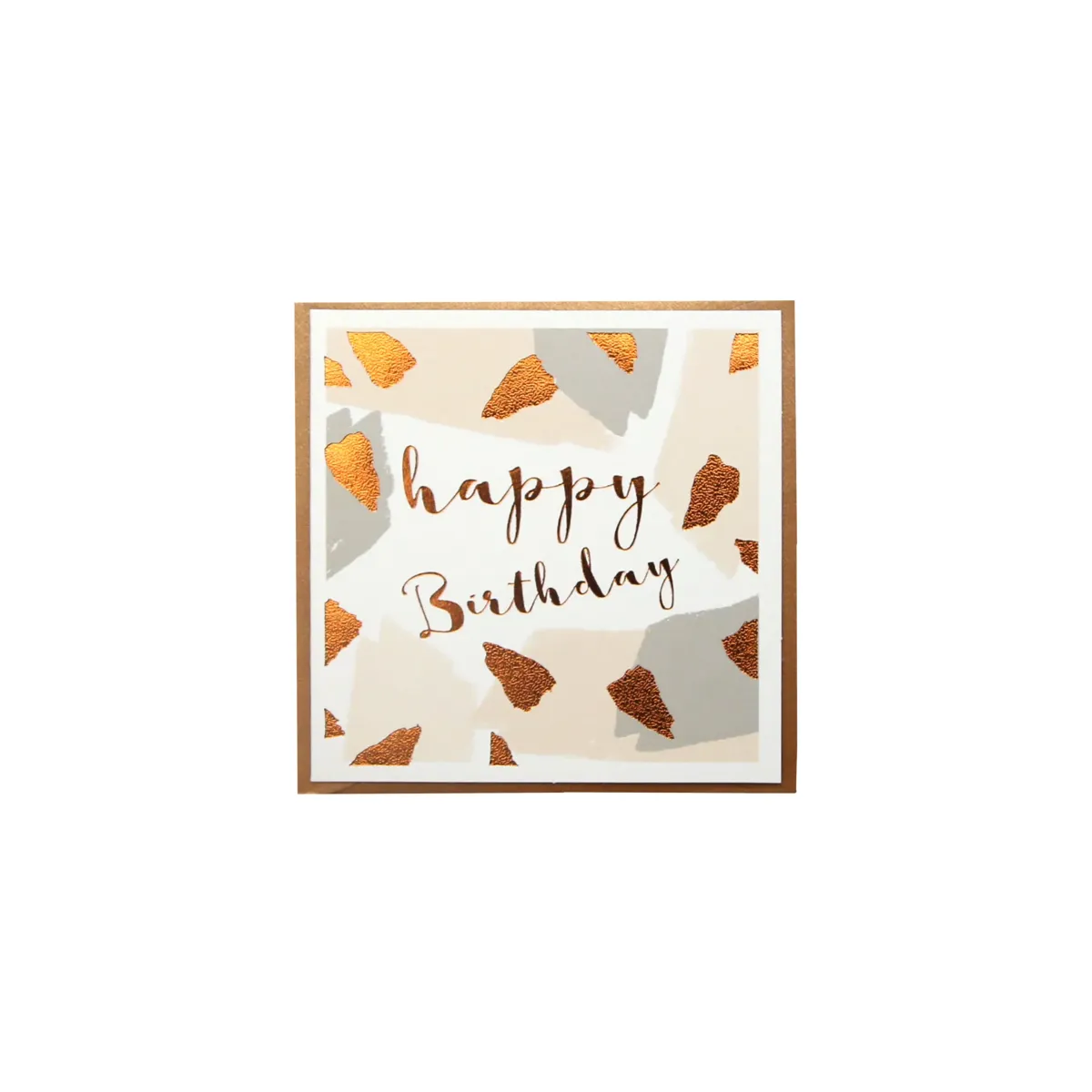 Sparkling Gold Flakes Happy Birthday Gift Card – Premium Party Essential