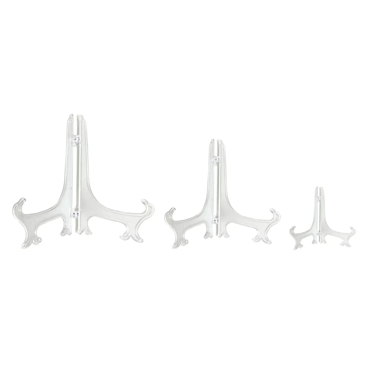 Clear Plastic Plate Stand