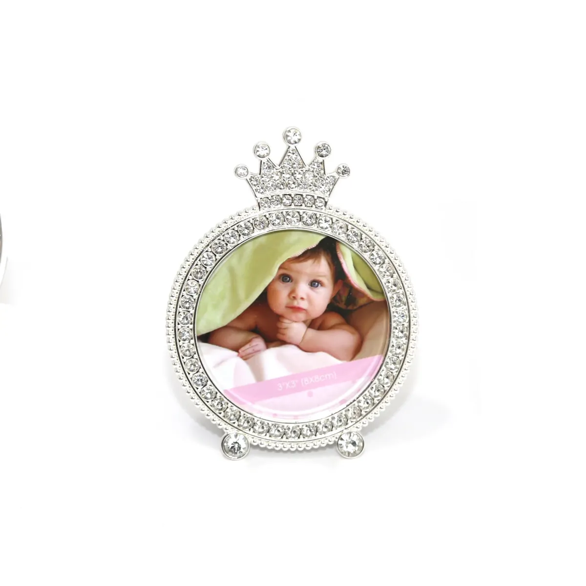Strassed Photo Frame With Strassed Crown