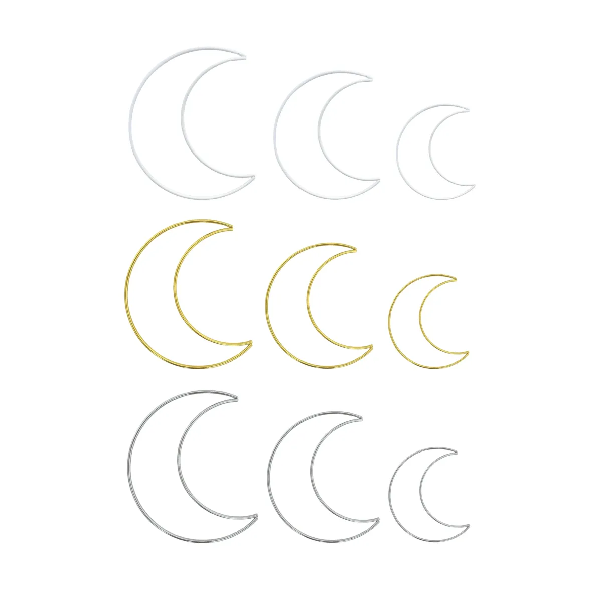 Moon Metal Frame Decorative