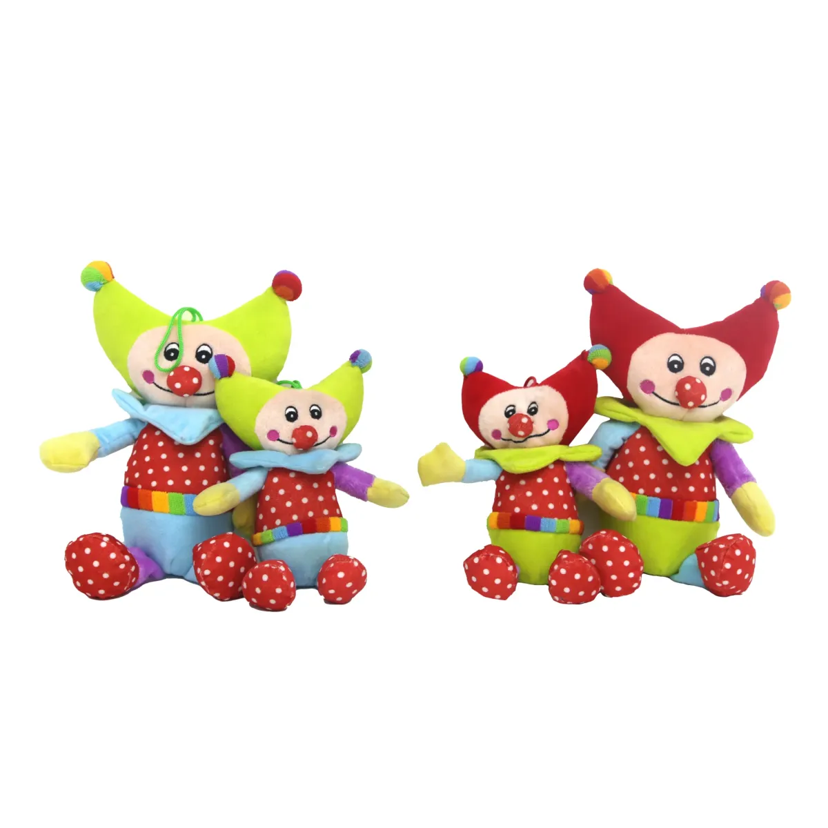 Colored Plush Pointed Clown