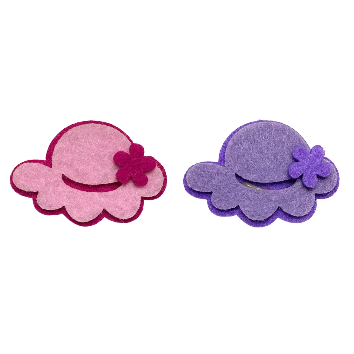 Chapeau Shape Felt Motif