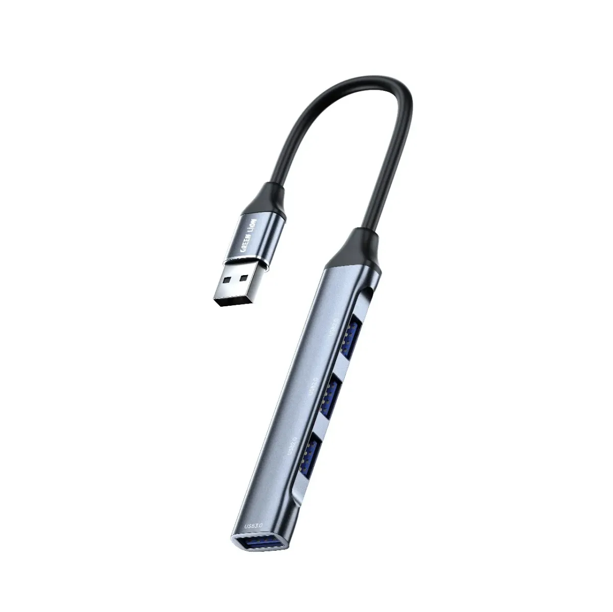 Green Lion 4 IN 1 USB-A Hub – Docking Station Adapter