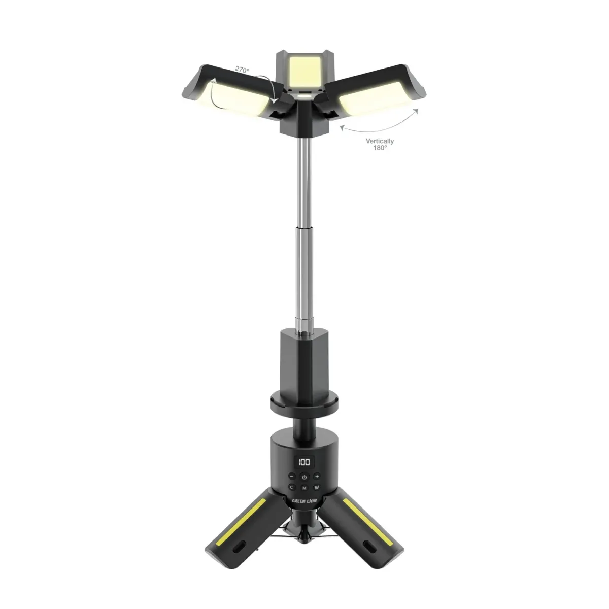 Green Lion Trio Beam Tripod Camping Light