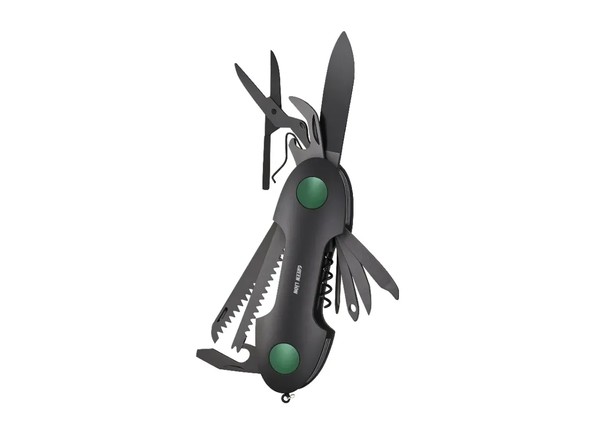 Green Lion 14 IN 1 Tool – Multi Tool Key Chain Knife