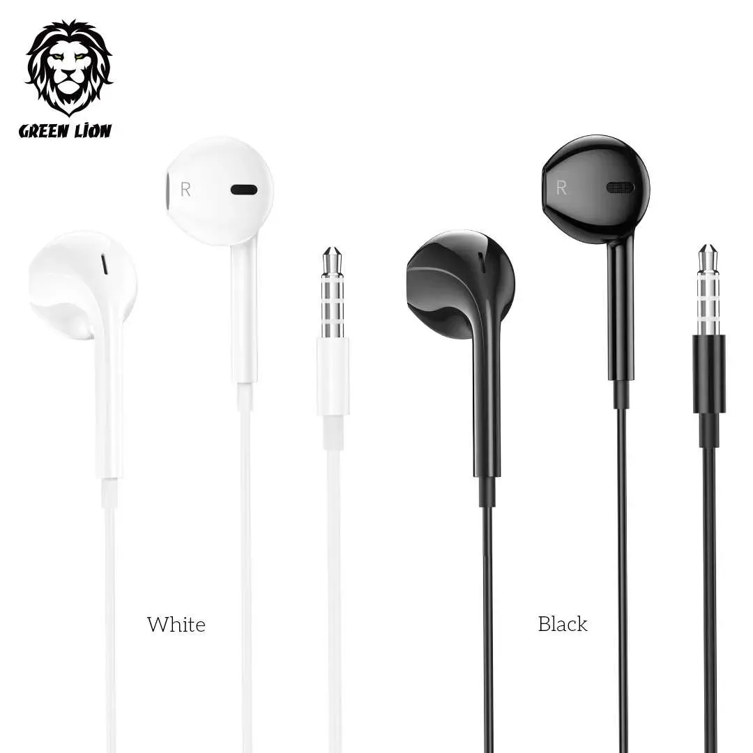 Green Lion Stereo Earphone (1.2m)