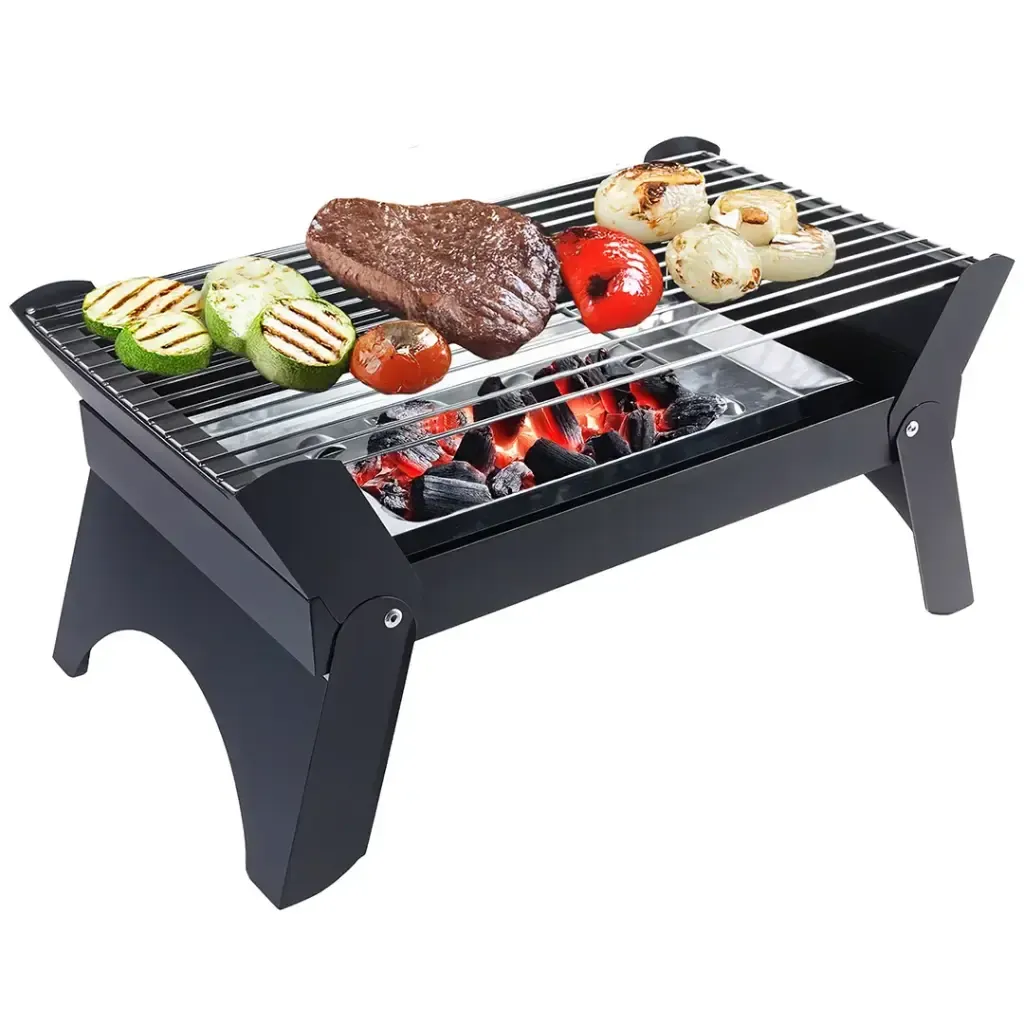 Green Lion Quadra Foldable BBQ Grill