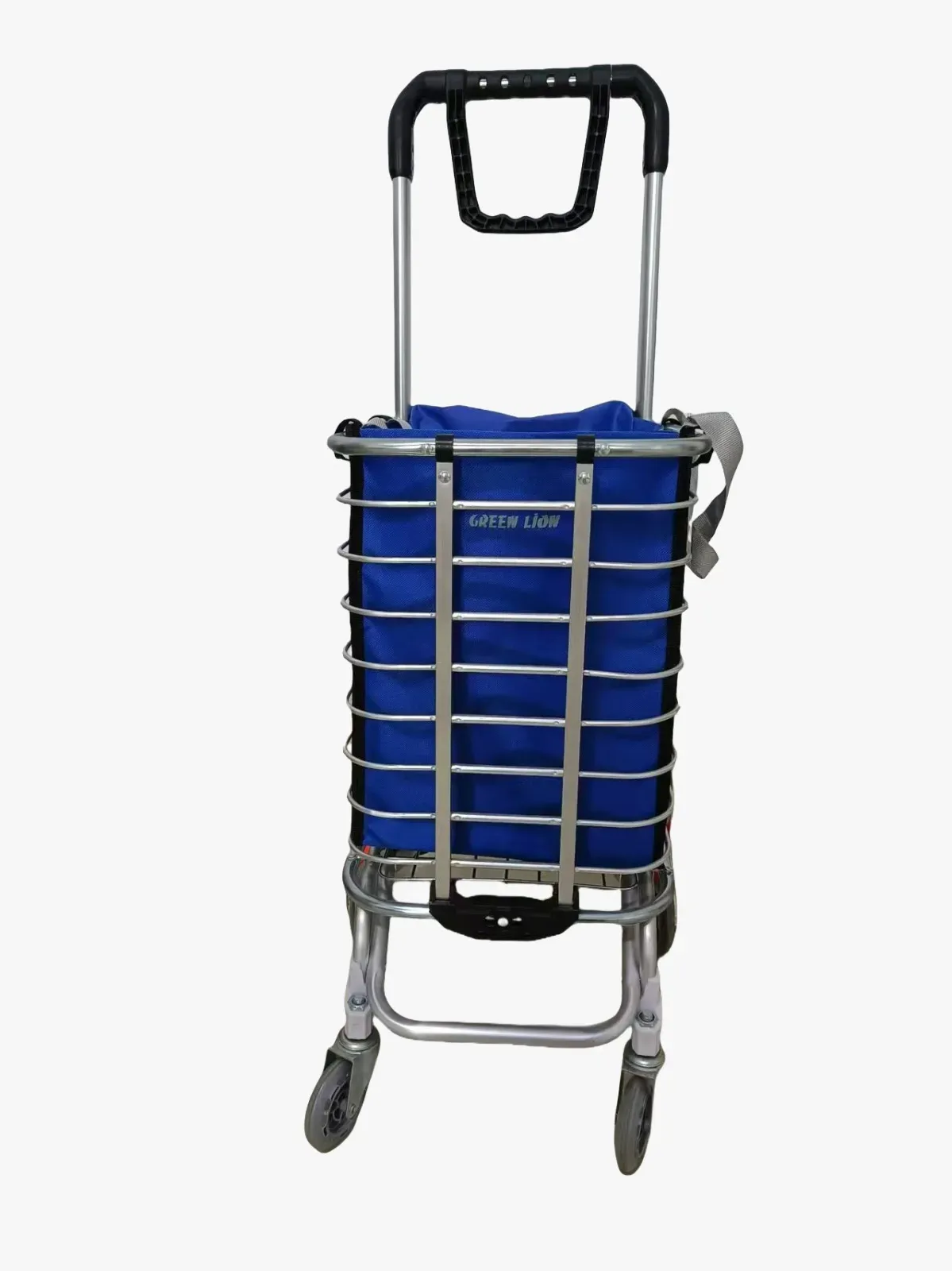 Green Lion Foldable Shopping Trolley