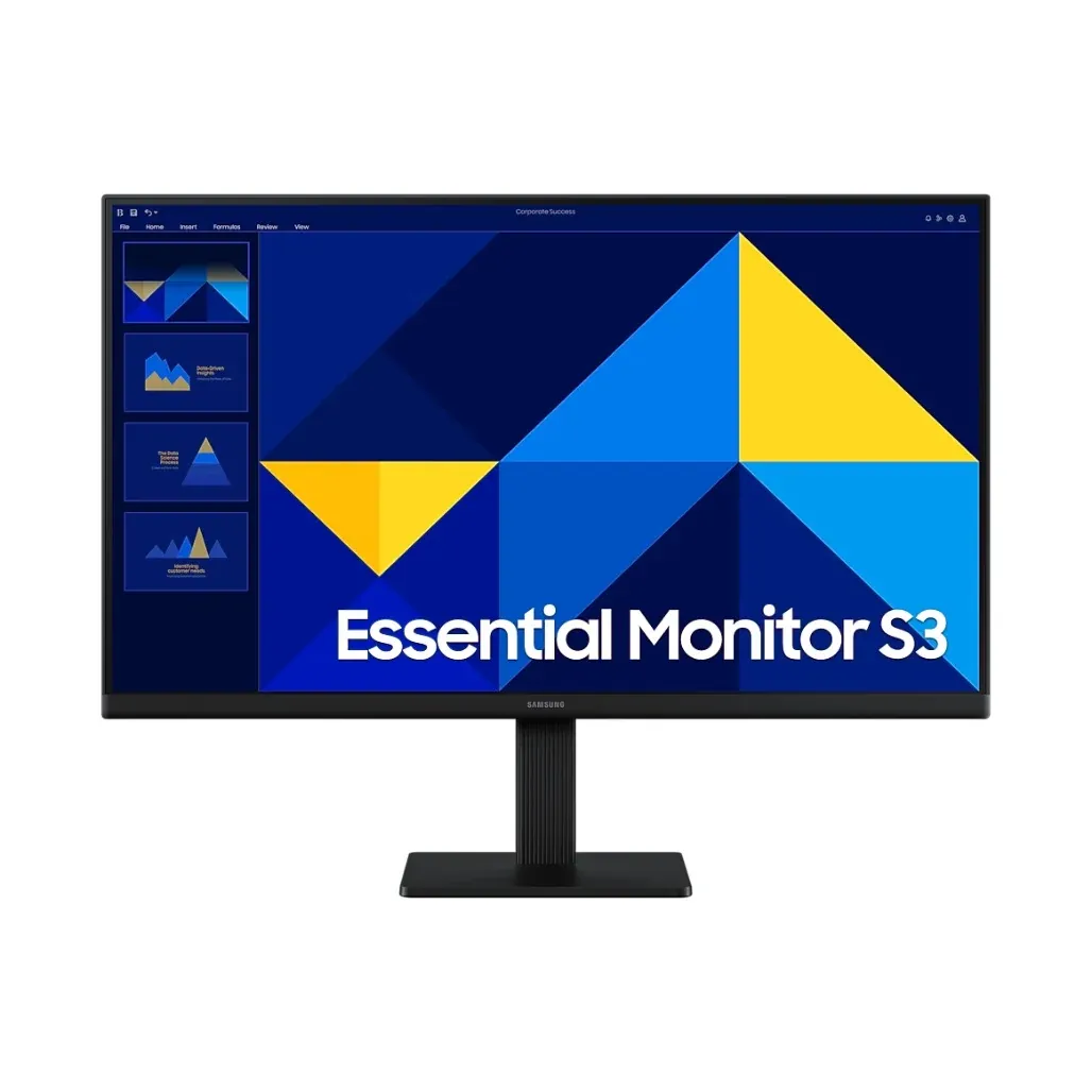 Samsung 24″ Essential Monitor S3 S30GD Full HD IPS Monitor (LS24D300GAMXUE-V)