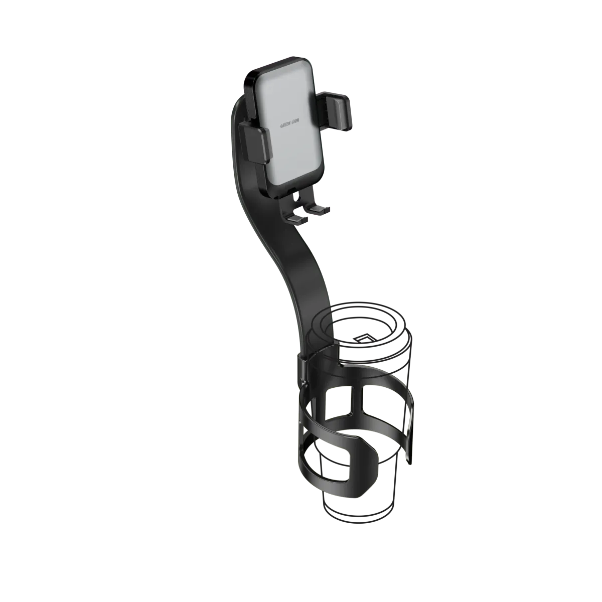Green Lion Flex Grip – Cup Holder Phone Mount