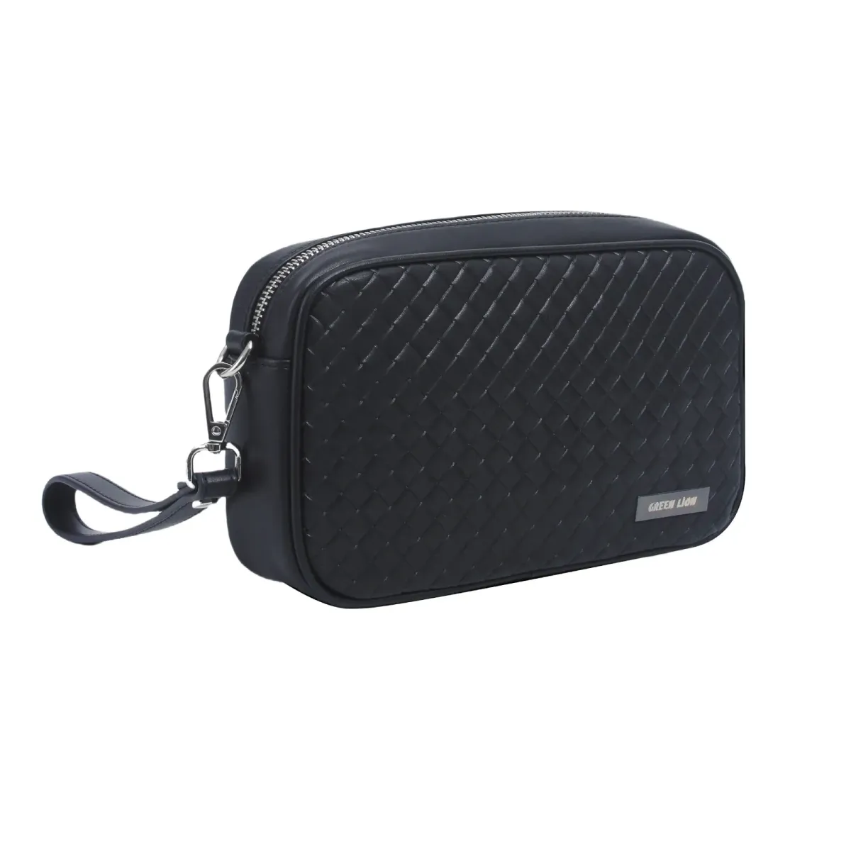 Green Lion Verso Clutch Bag