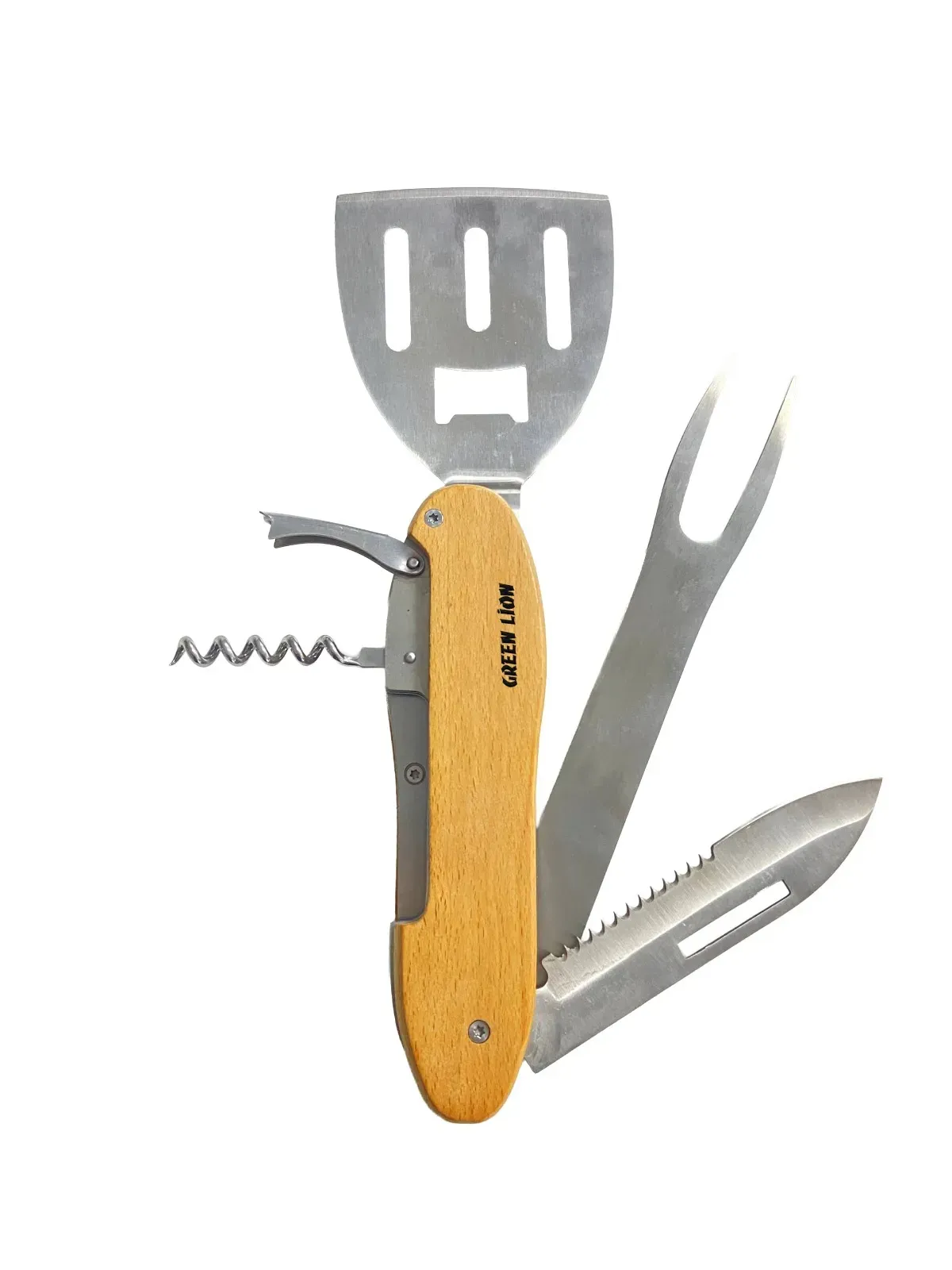 Green Lion Multifunction 5 in 1 BBQ Tool Set