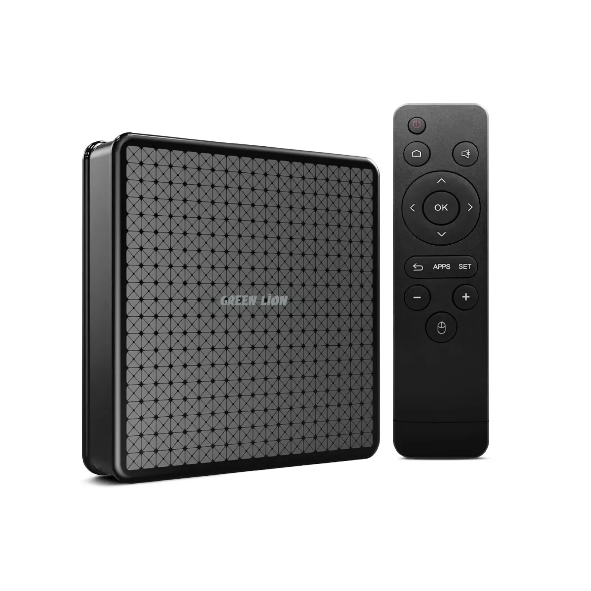 Green Lion TV Box – Android.10 4K with Remote Control