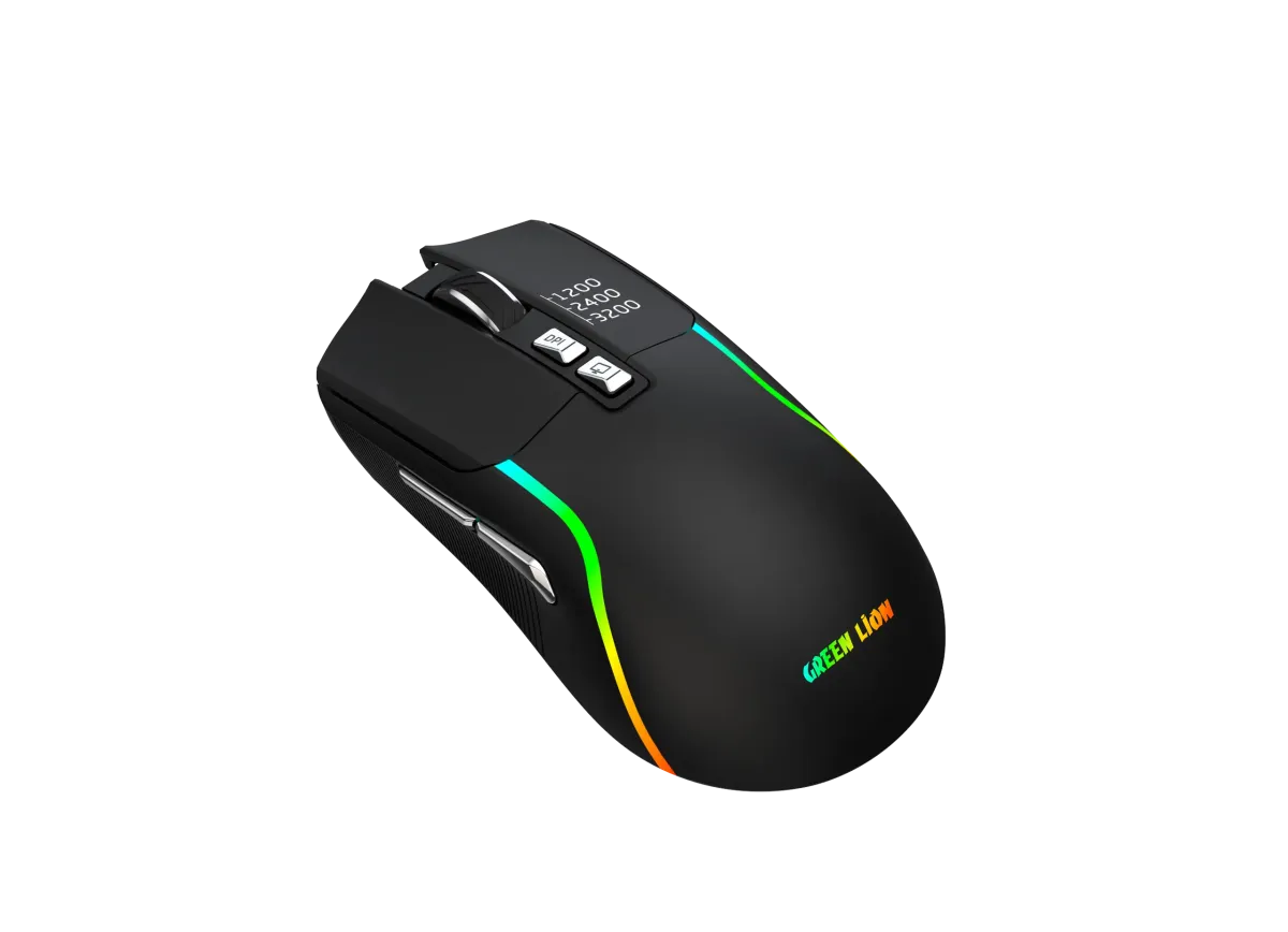 Green Lion Rechargeable Gaming Mouse