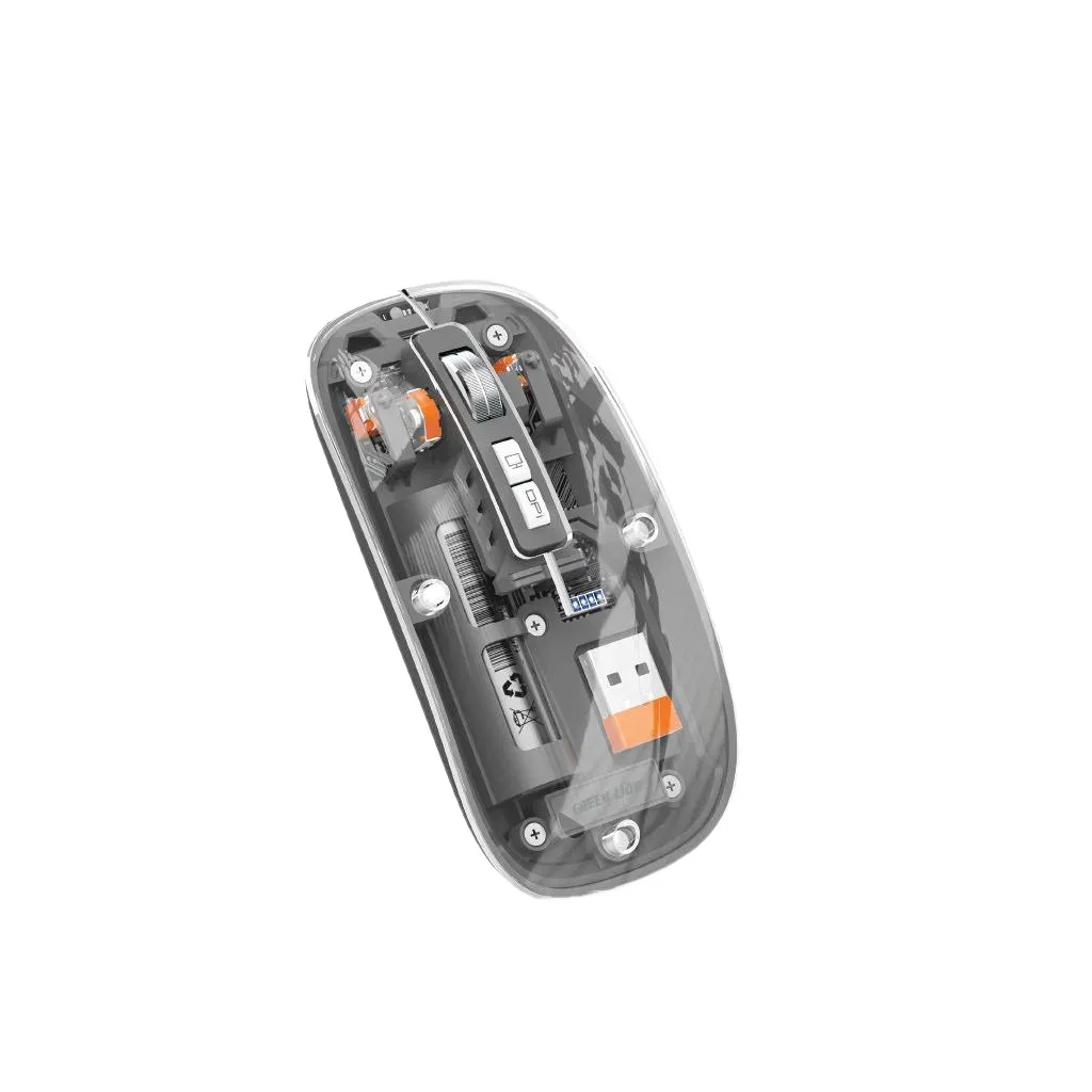 Green Lion Transparent Mouse 2