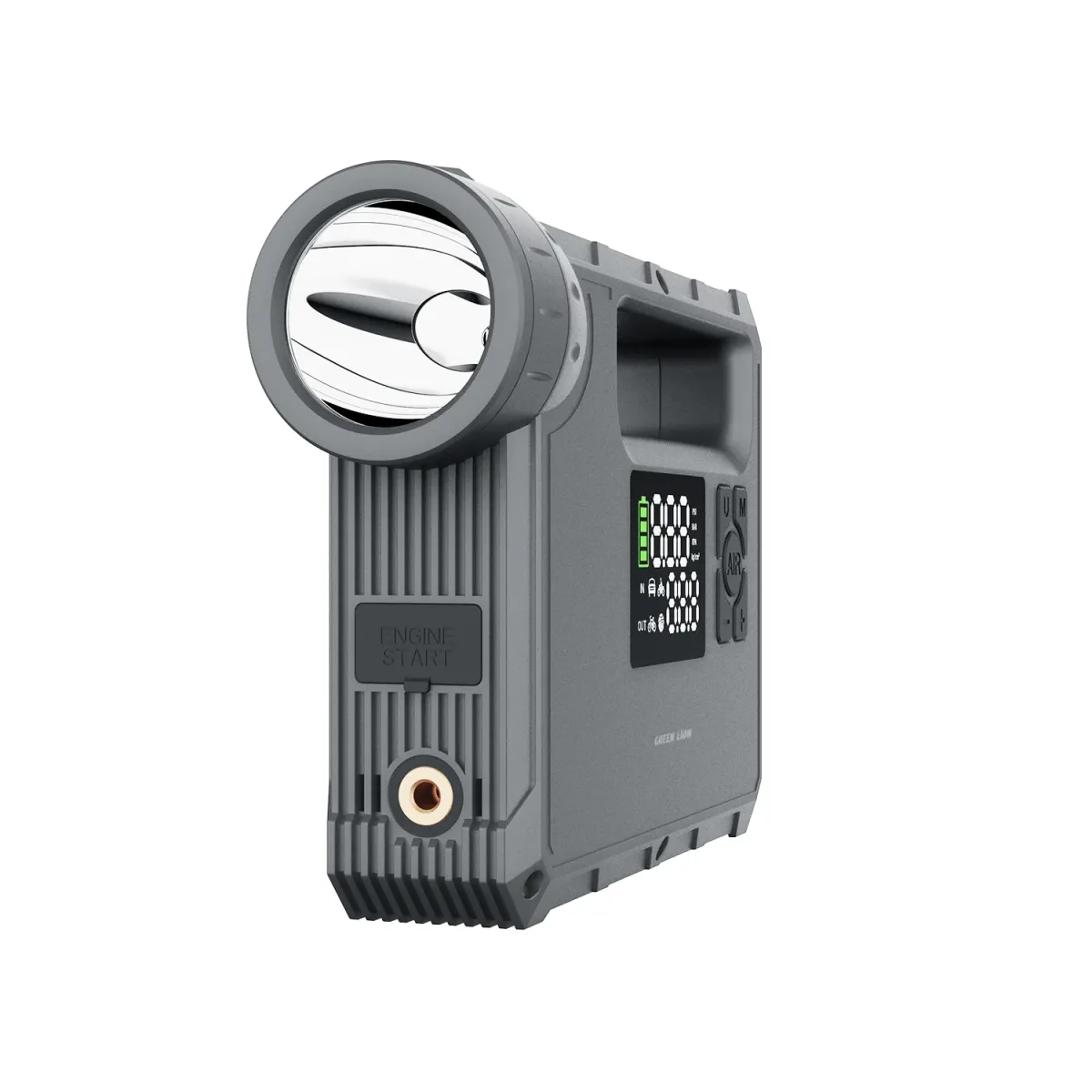 Green Lion JX-84 12V Jump Starter – 4L Gasoline, 3L Diesel Engines, 16000mAh