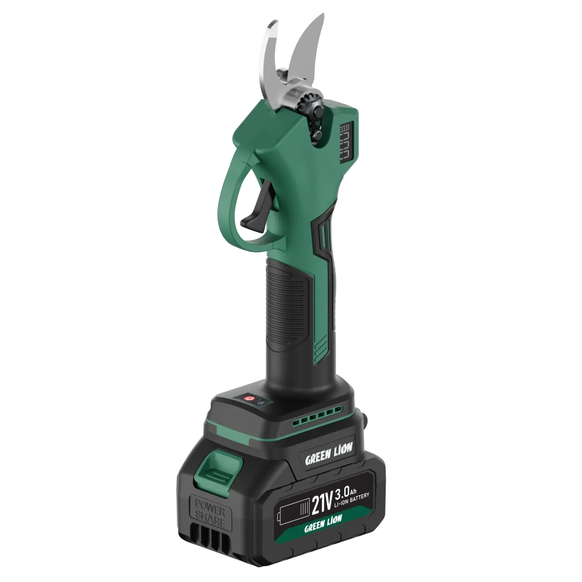 Green Lion GSH-400 Electric Pruning Shears Tool – 2*21V Cordless 3.0Ah Battery