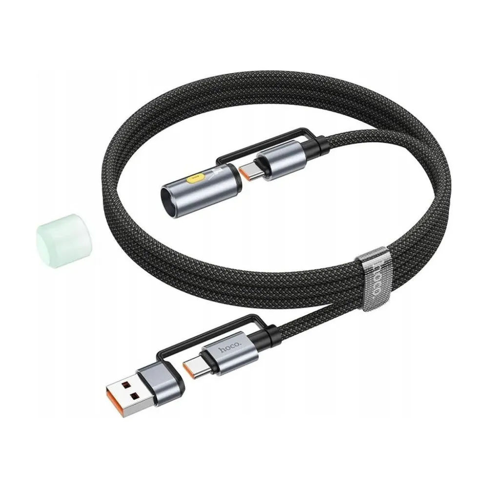Hoco All in One Charging Cable USB-C with Led Light U138