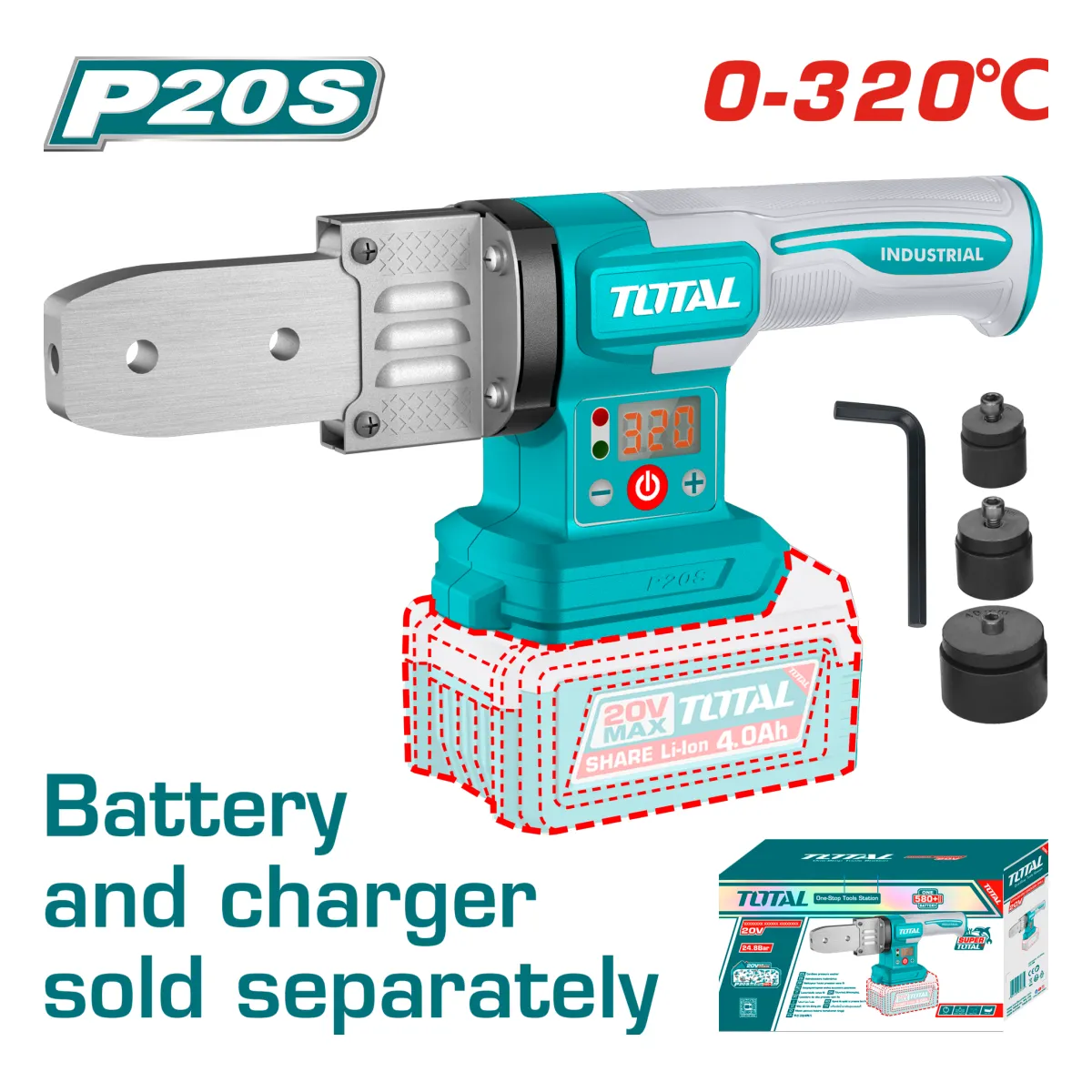 Total TWTLI2018 20V PPR Pipe Welder