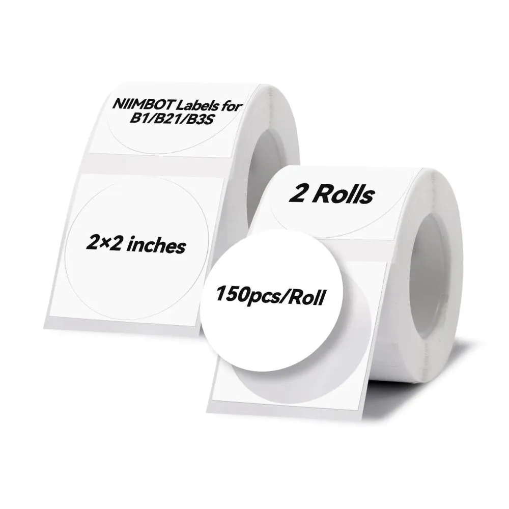 NIIMBOT White Label for B21 B1 B3S (50x50mm) Round