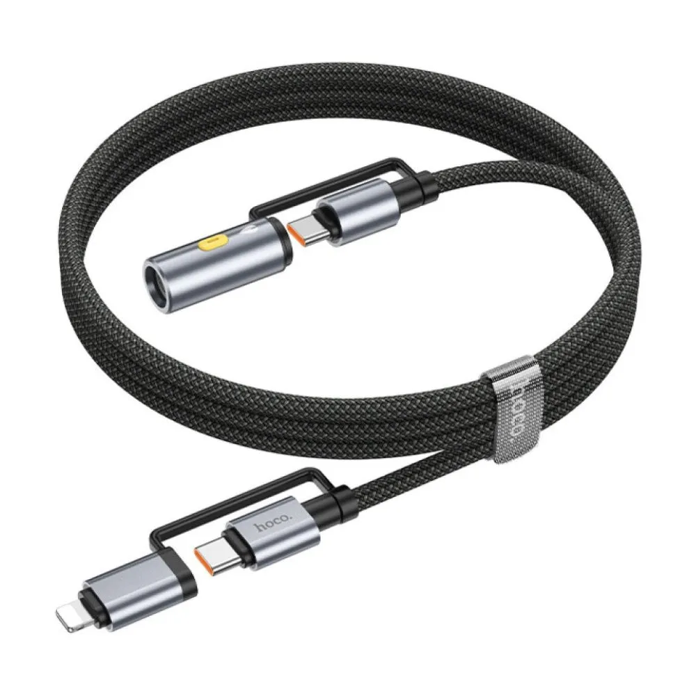 Hoco All in One Charging Cable Lightning with Cigarette Lighter U138