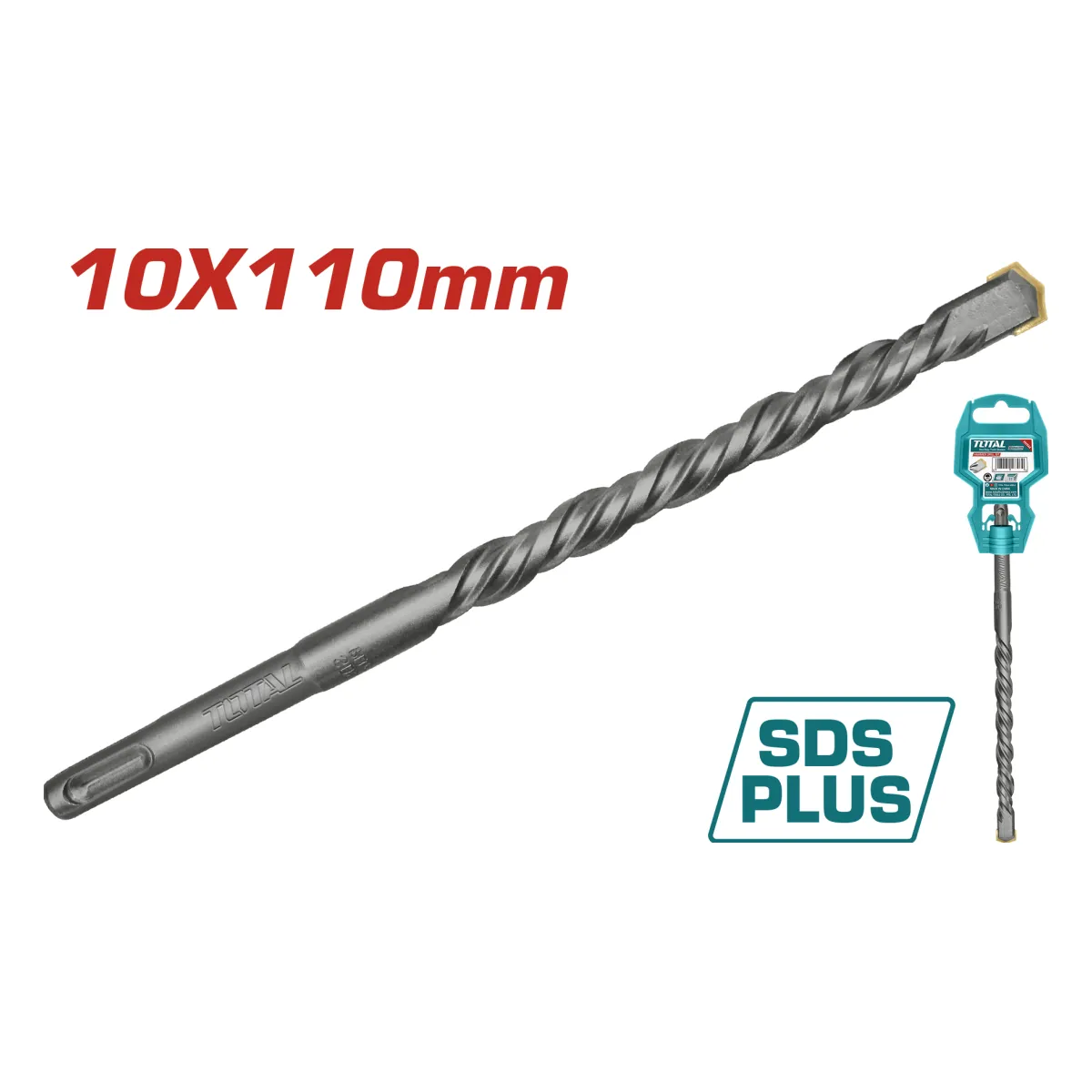 Total TAC311001 10mm SDS Plus Drill Bit