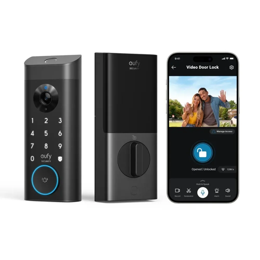 eufy Video Smart Wifi Door Lock Doorbell Camera E330