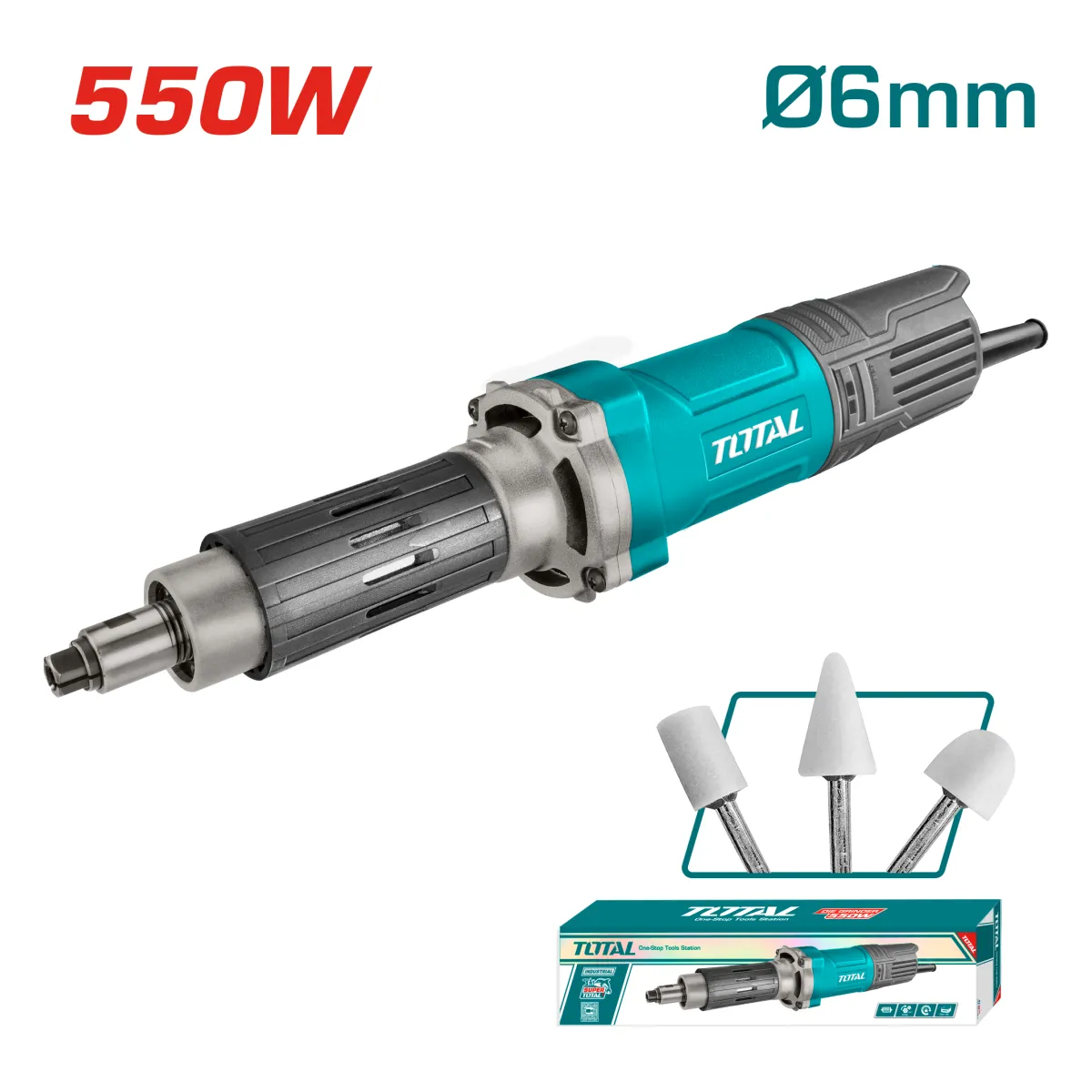 Total TG55061 550W Long Die Grinder