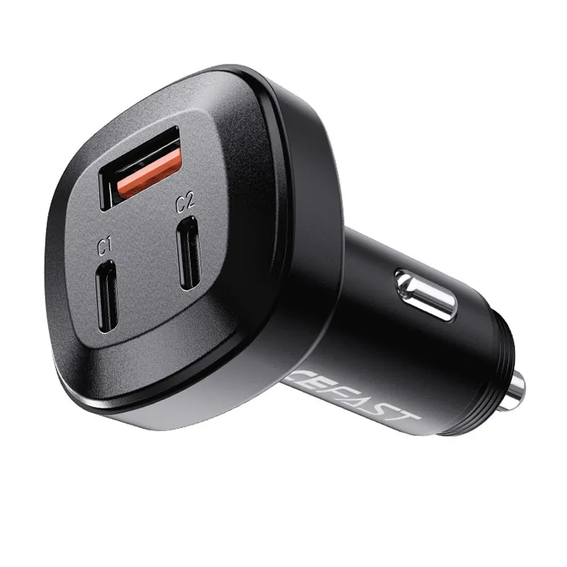 AceFast 66W 3-Port Metal Car Charger B3