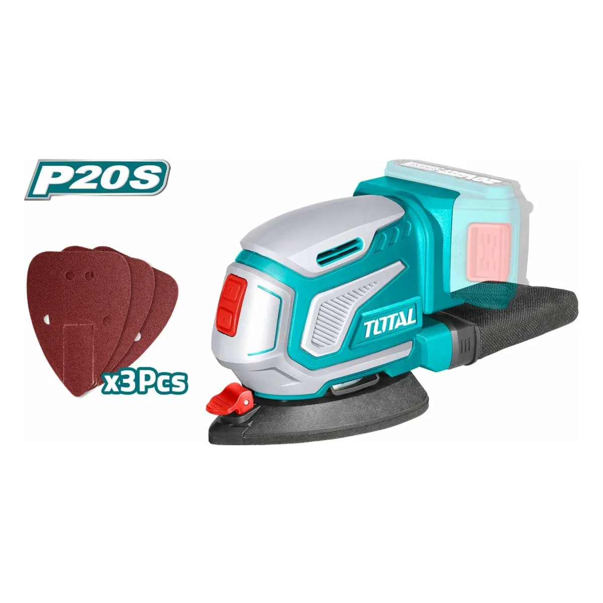 Total TDSLI2051 20V 125mm Palm Sander