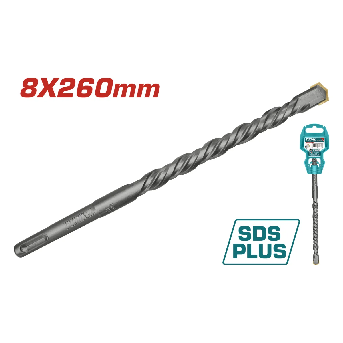 Total TAC310804 8mm SDS Plus Drill Bit