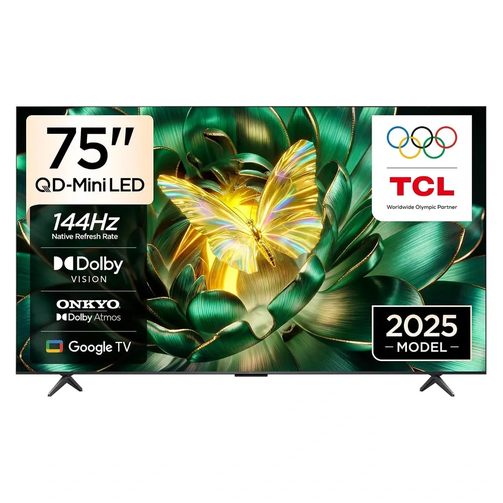 TCL 75C6K 75-Inch 4K QD-Mini LED Google TV