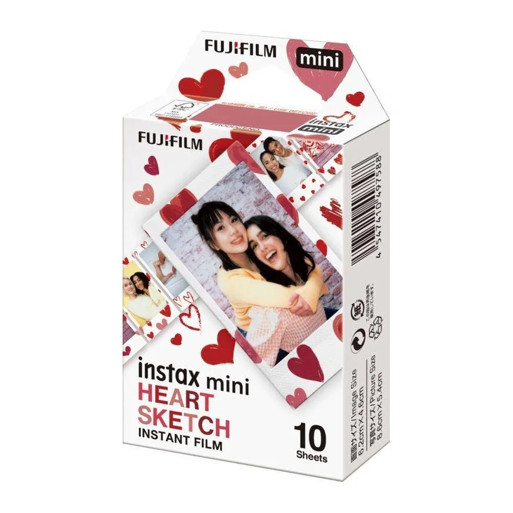 Fujifilm instax mini Hearts Instant Film – 10 Sheets