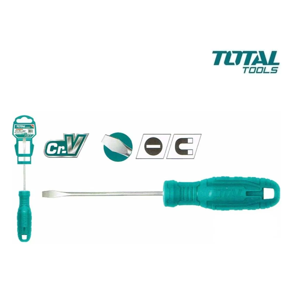 Total THTDC2156 SL6 x 125mm Slotted Screwdriver