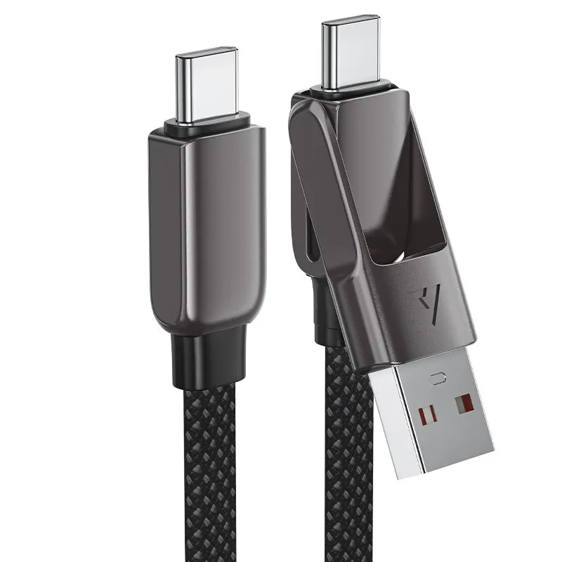 Acefast Charging Data Cable USB-A and USB-C to USB-C
