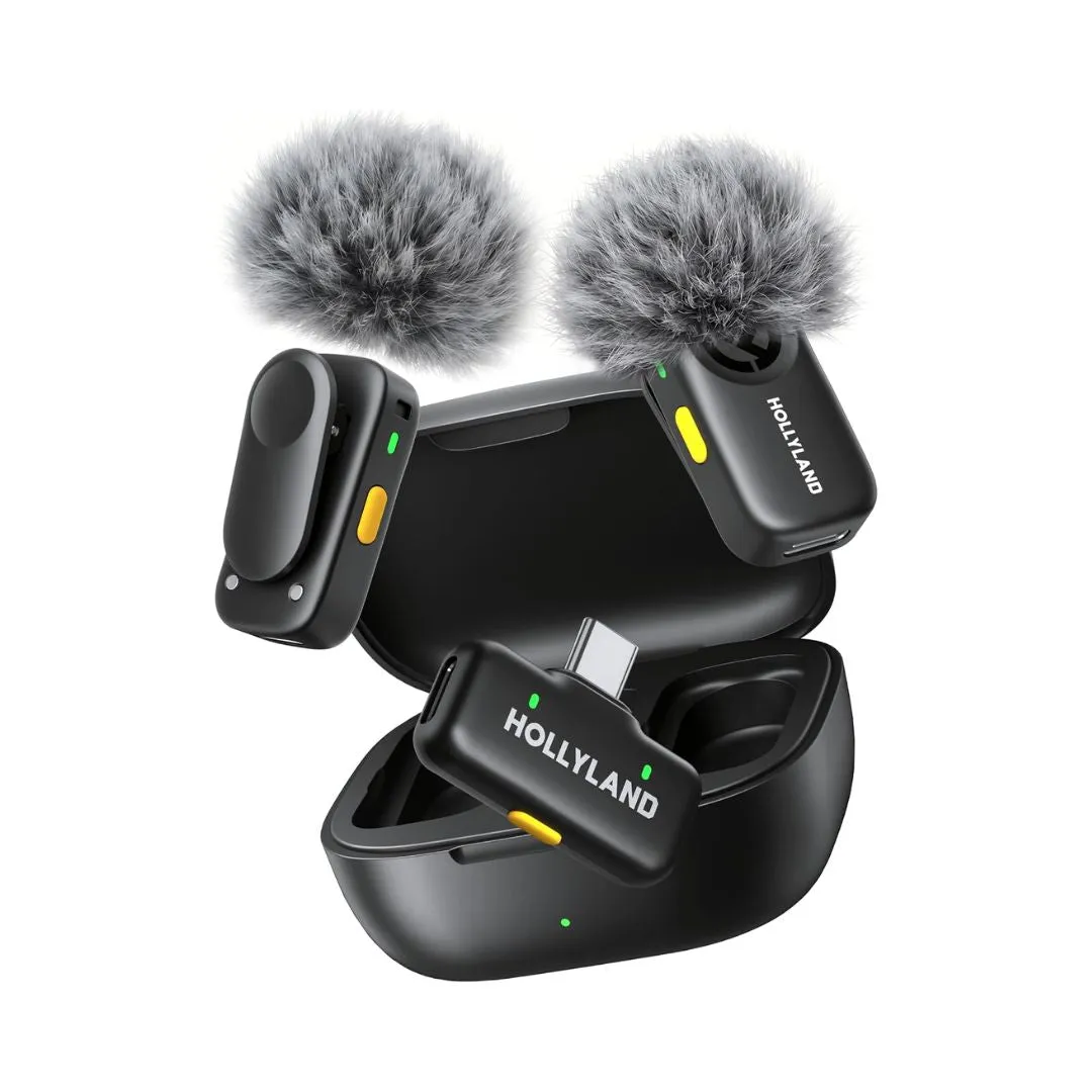 Hollyland LARK A2 Wireless Microphone 2TX + 1RX