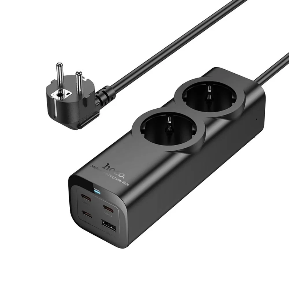 Hoco MultiFunction Power Socket 2000W NS10