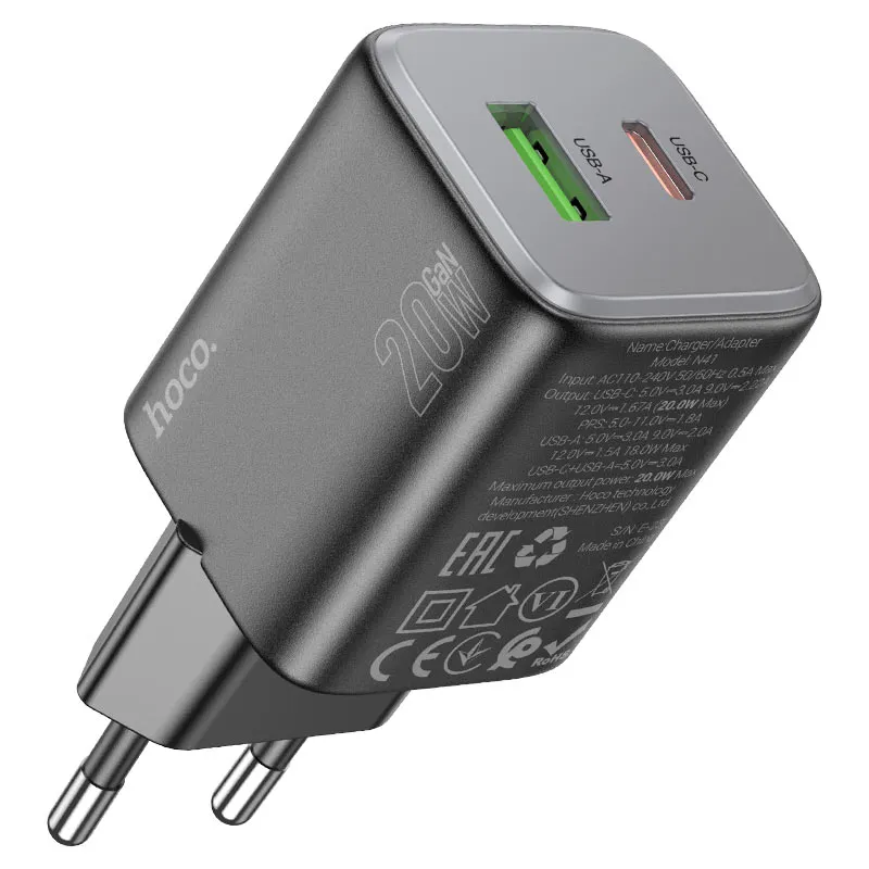 Hoco N41 PD 20W Fast Charger