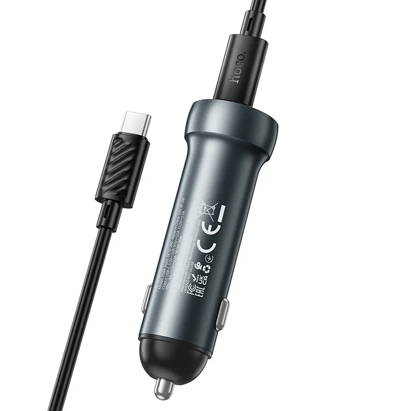 Hoco Z54A 48W USB-C Car Charger