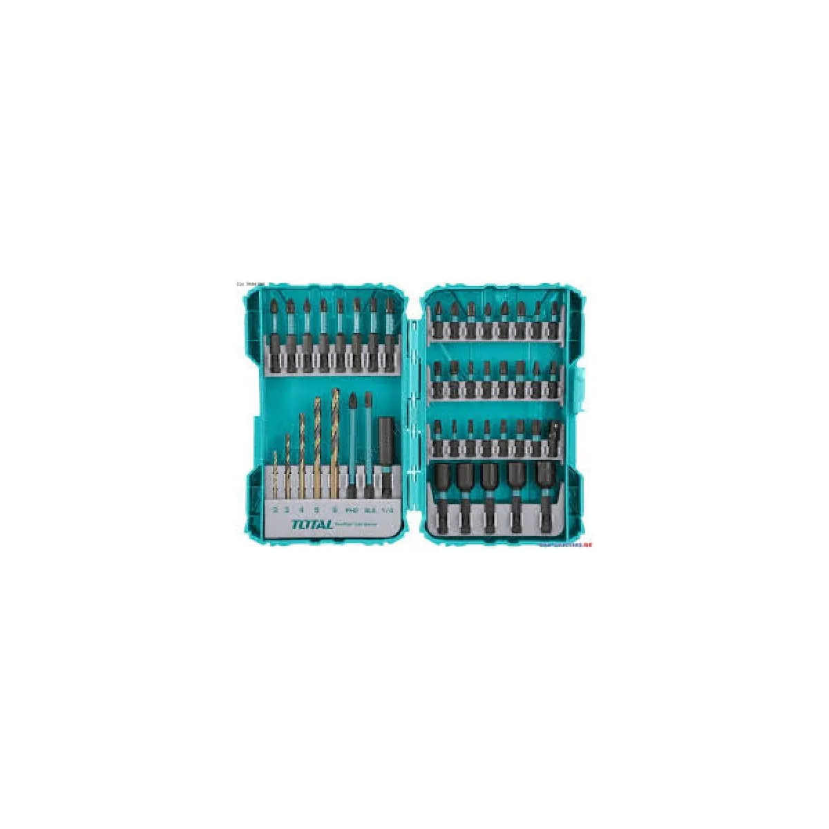 Total TACSDL24502 Impact Bit and Drill Set, 45pcs