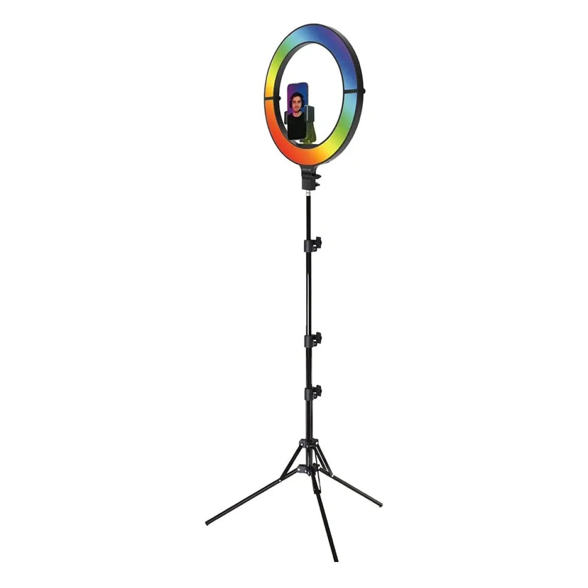 Green Lion 18-inch Foldable Ring Light – Black