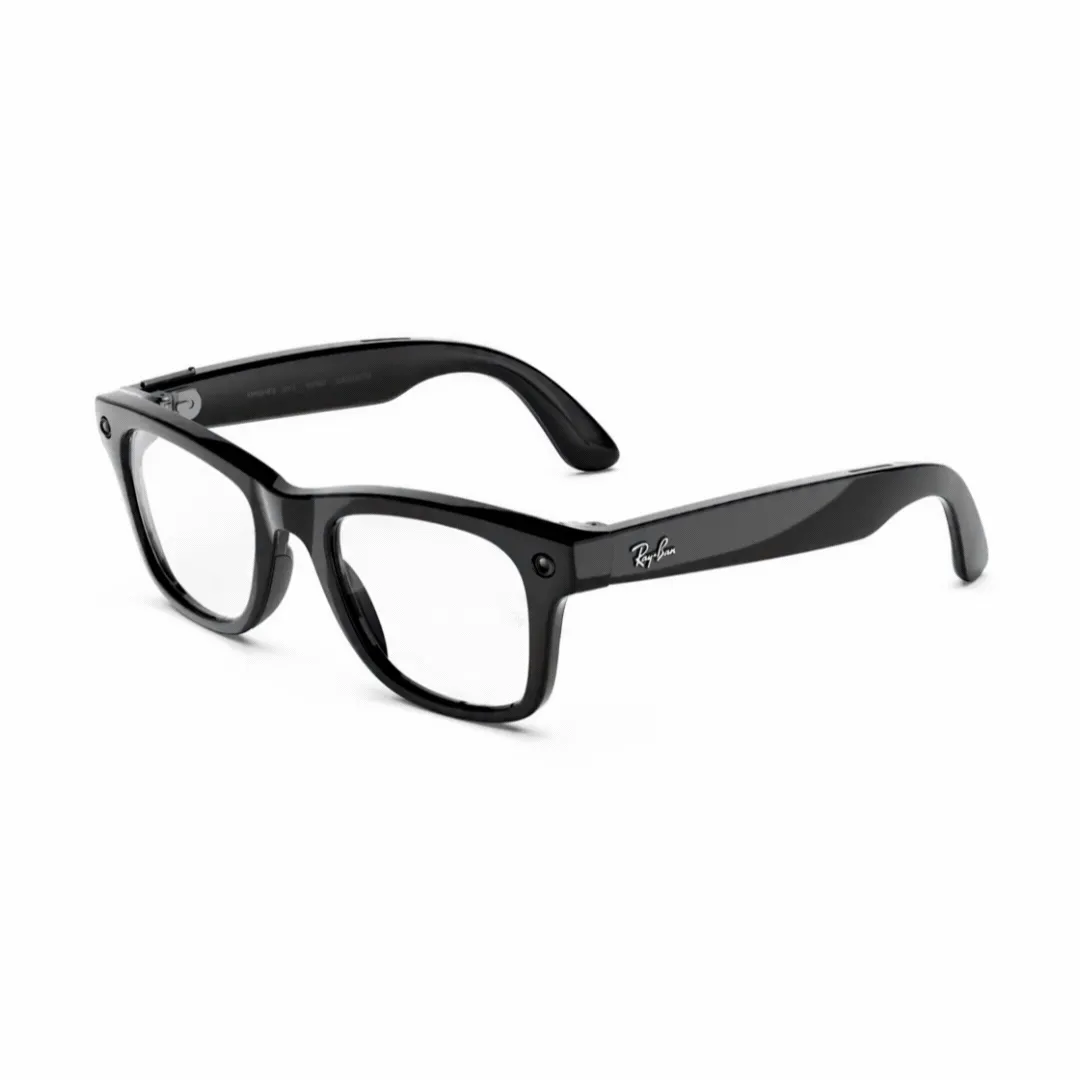 Ray-Ban Meta Wayfarer Gen 3 Shiny Black Transitions Grey