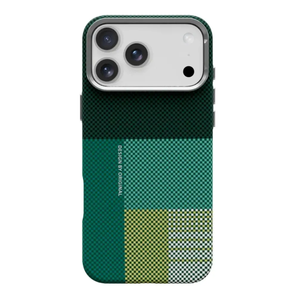 iPhone 17 Pro Dual-Tone Grid Protective Case