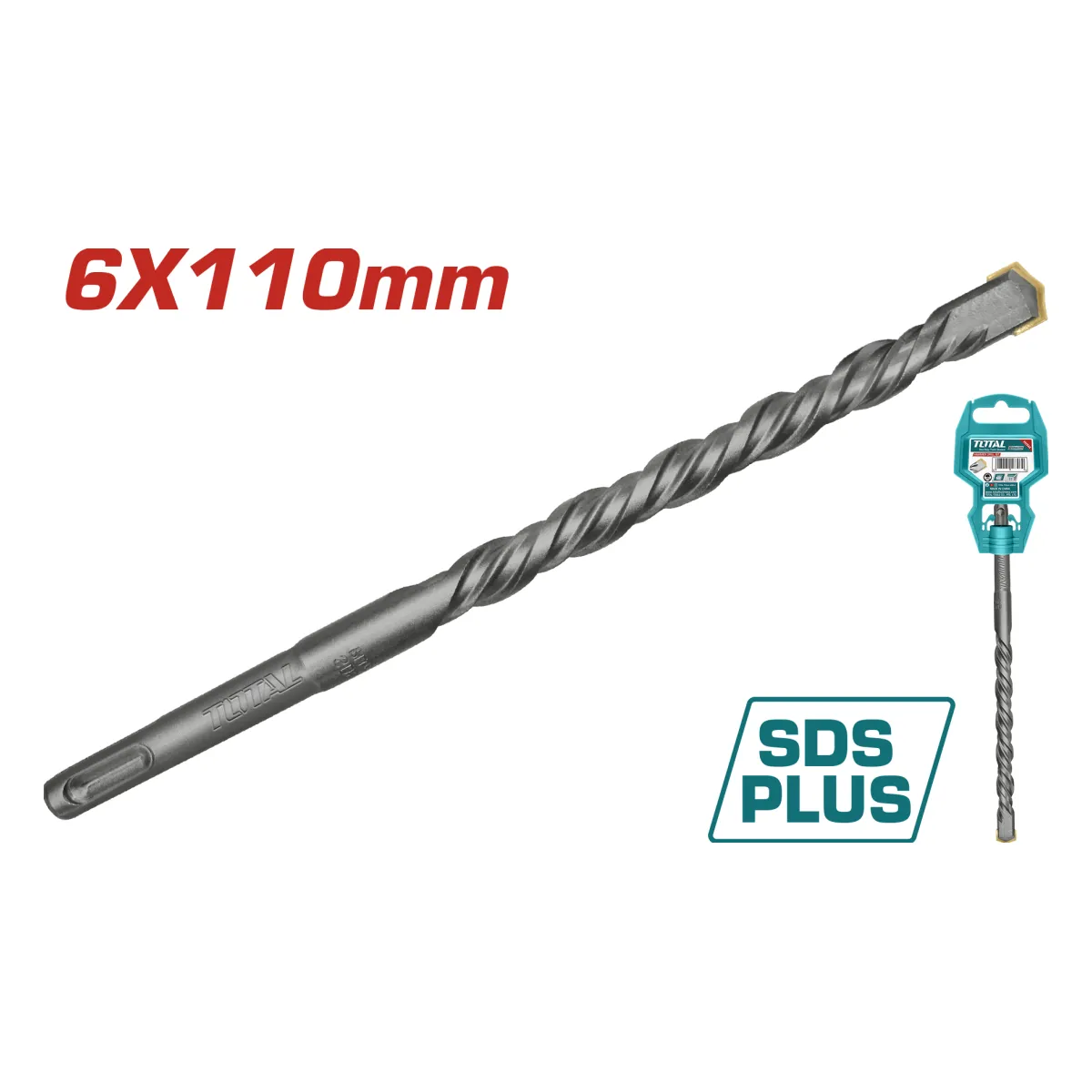 Total TAC310601 6mm SDS Plus Drill Bit