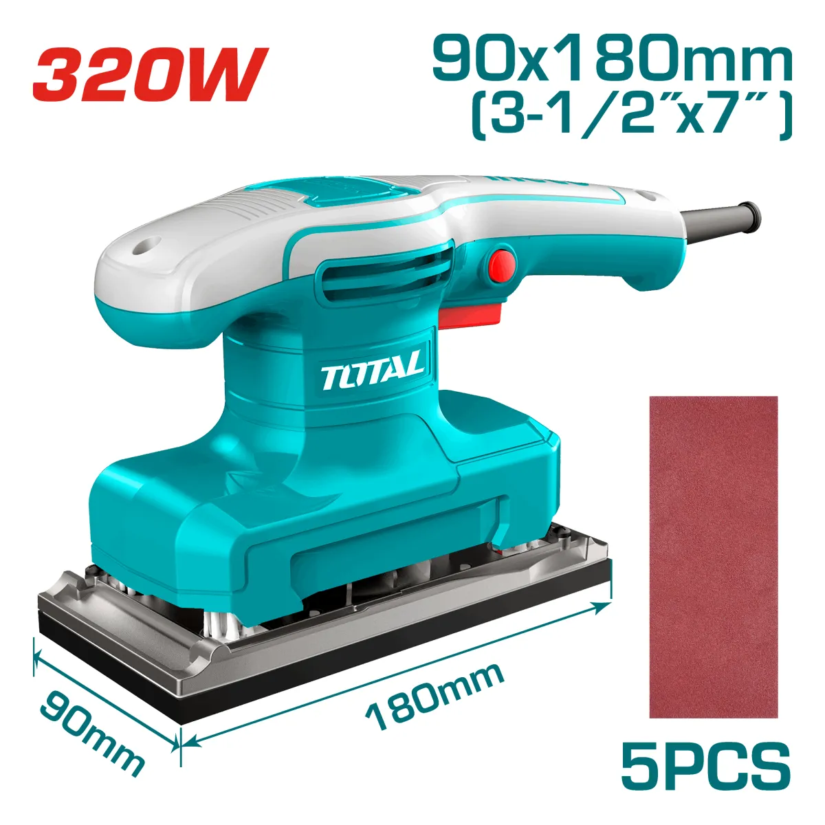 Total TF1301836 320W Finishing Sander