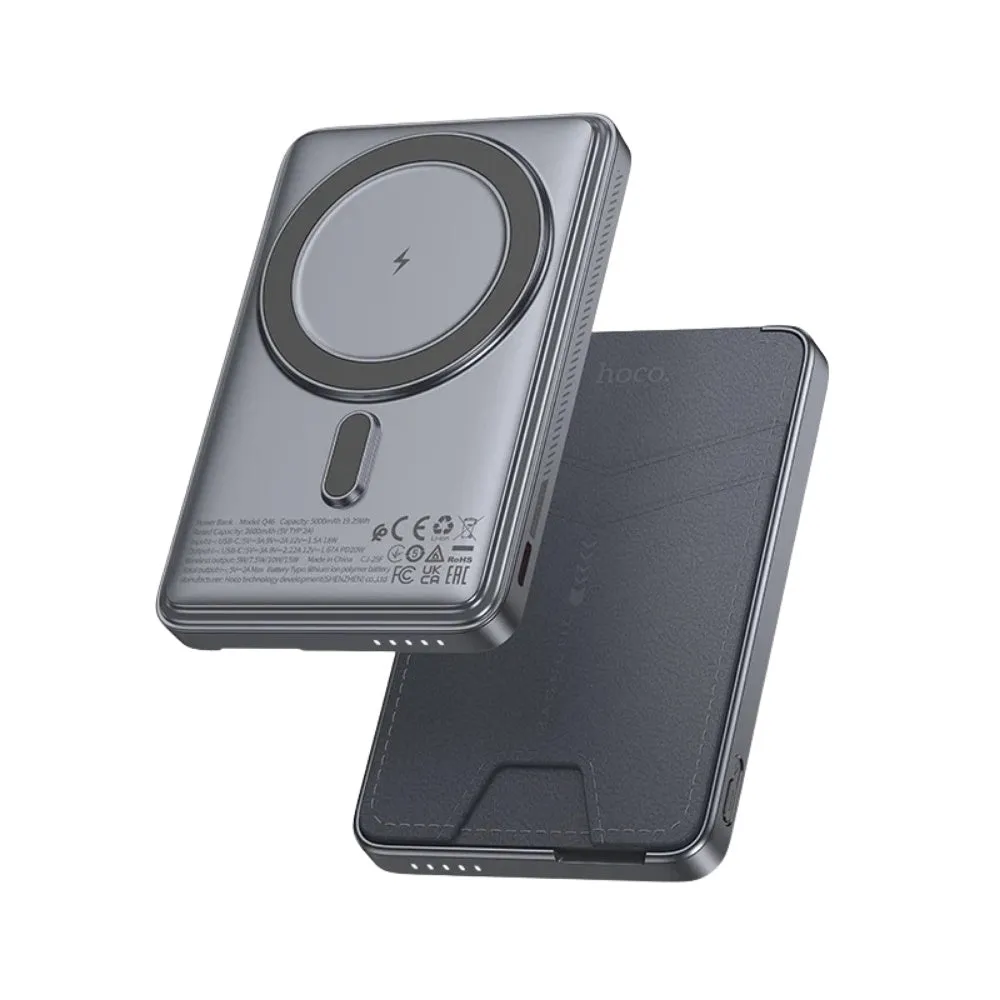 Hoco PD20W Magnetic Power Bank with Card Phone Holder Q46