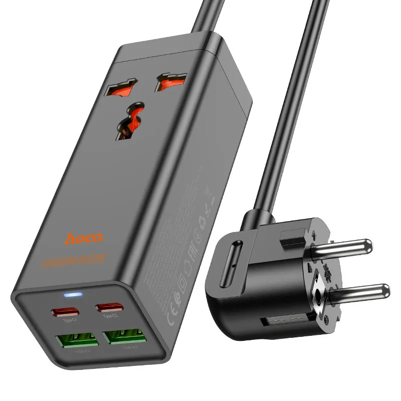 Hoco Power Strip PD65W GaN and QC3.0 AC10A