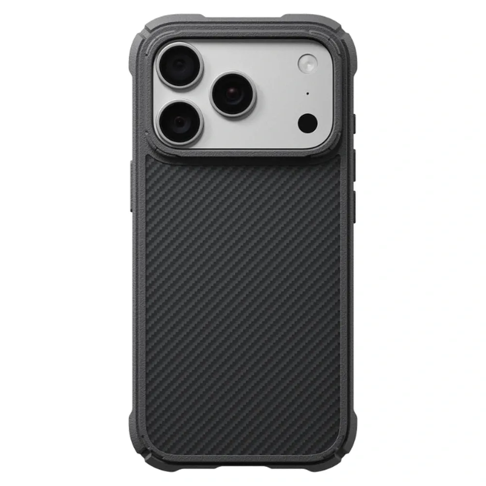 PITAKA iPhone 18 Pro Cairn Case (600D Black/Grey Twill)