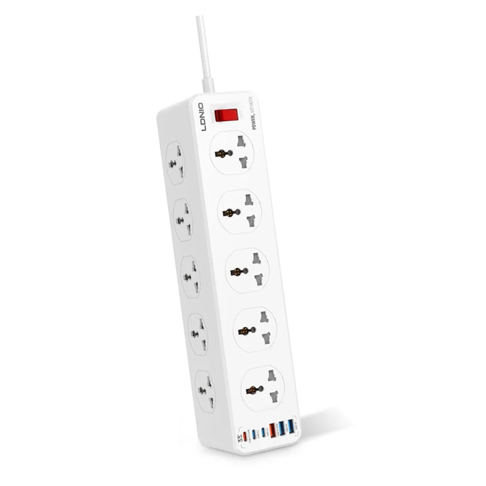 LDNIO 2500W Power Strip PD20W SC10610C